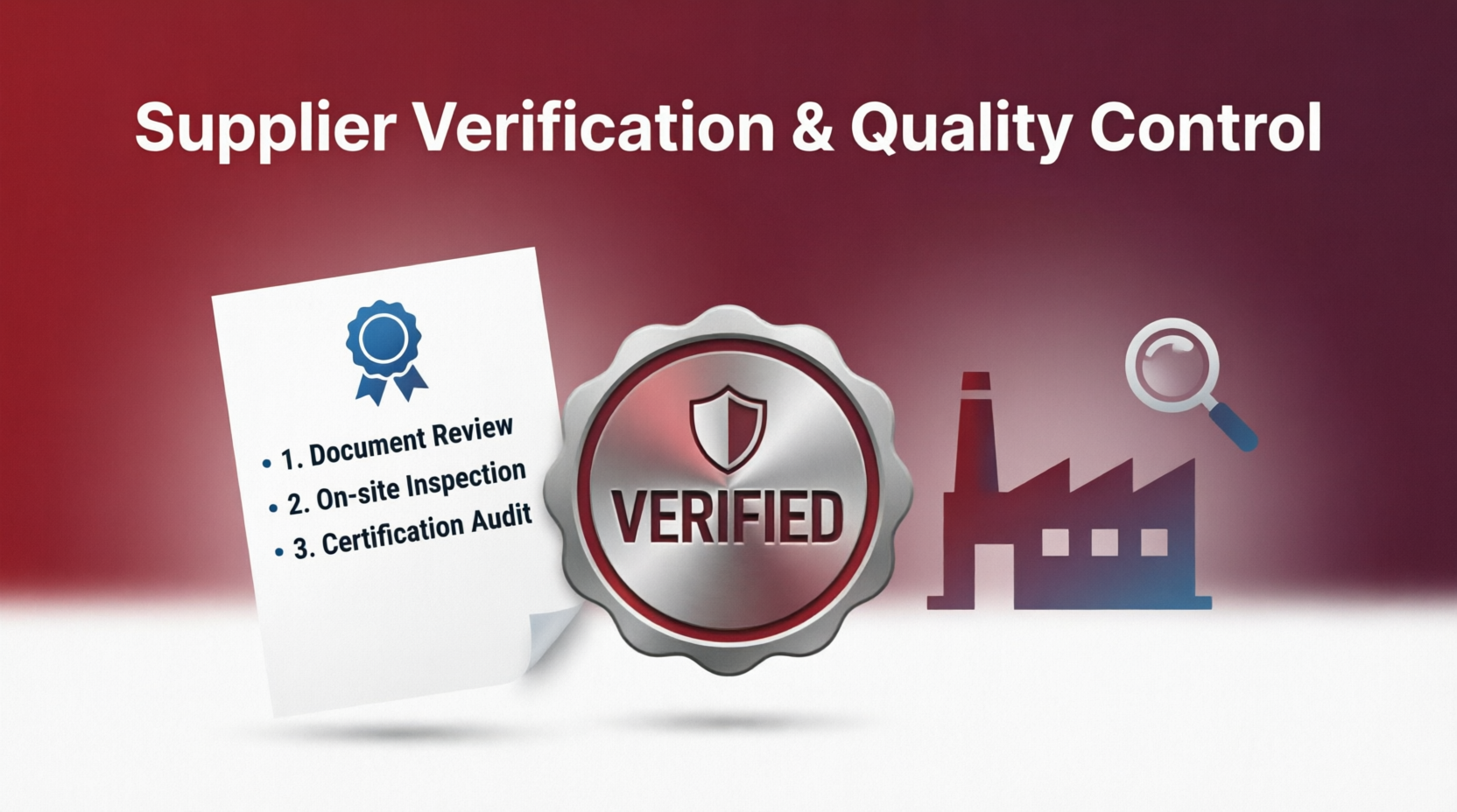 Supplier Verification and Quality Control Process